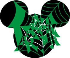 Mickey Spiderweb Clean Tracing Svg Vector, Free Vectors File
